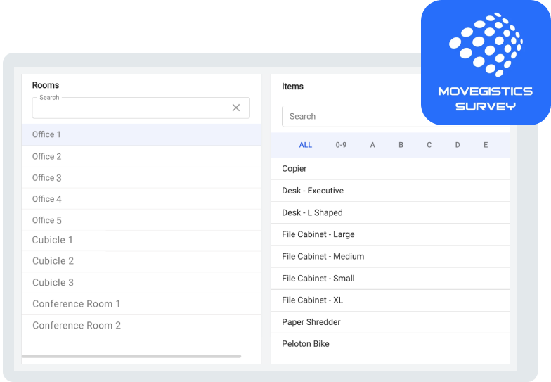 Easy Pre-move Inventories