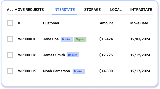 Long Distance Storage