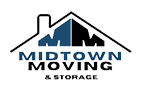 Midtown Moving & Storage logo featuring a stylized house silhouette
