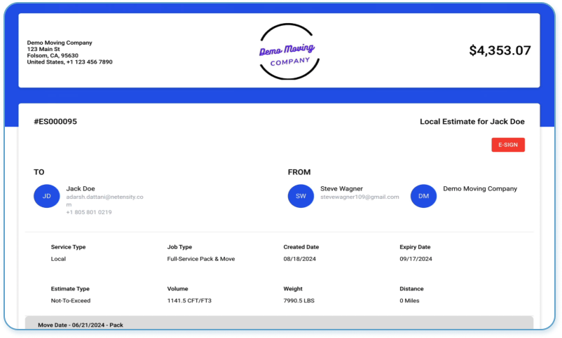 Easy Pre-move Inventories
