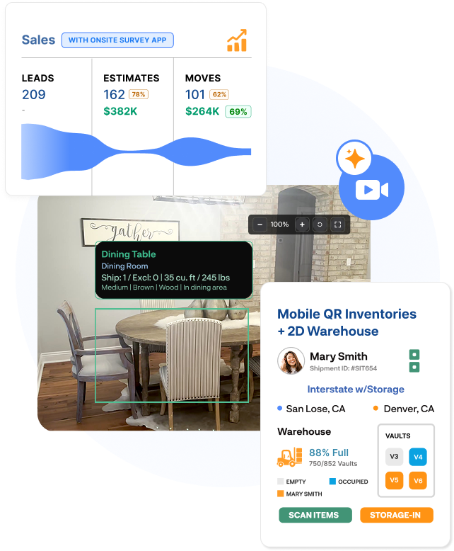 The All-in-One Moving CRM with AI‑Powered Surveys & QR Inventory